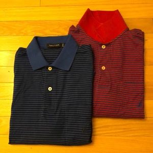 2 for 1 Nautica Men Polo Shirts